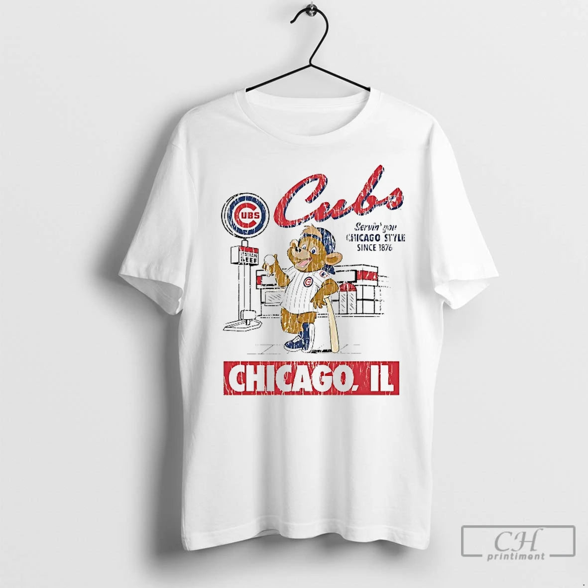 Classic Chicago Cubs Serving You Chicago Style Since 1876 Shirt Hoodie Sweatshirt | PurePodTees.com