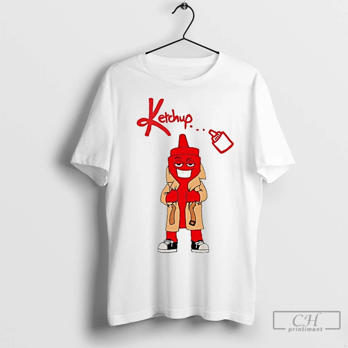 Classic Chicago Dogs Ketchup Mascot Shirt Hoodie Sweatshirt | PurePodTees.com