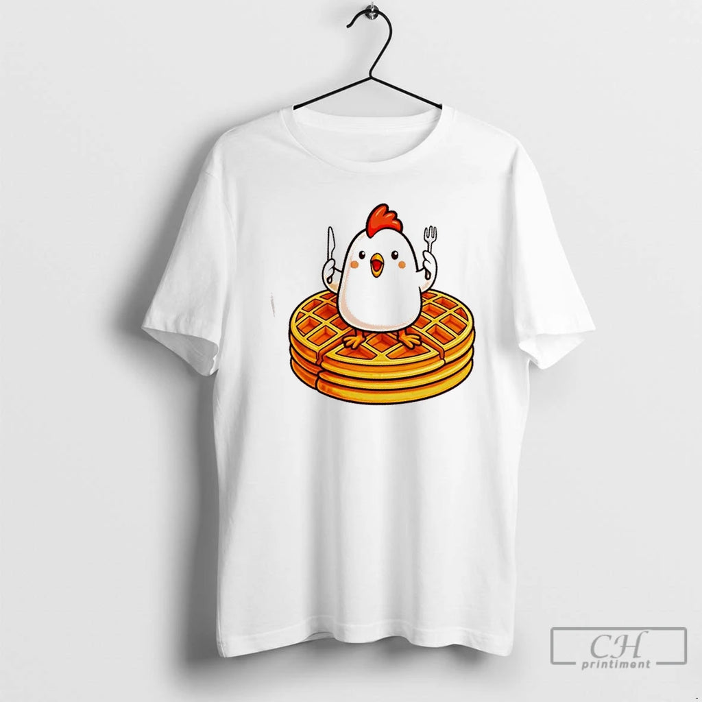 Classic Chicken And Waffles T Shirts Hoodie Sweatshirt | PurePodTees.com