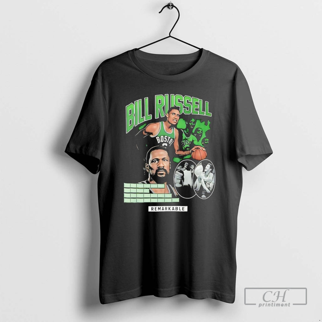 Classic Christian Gonzalez Bill Russell Boston Celtics Basketball Vintage Shirt Sweater