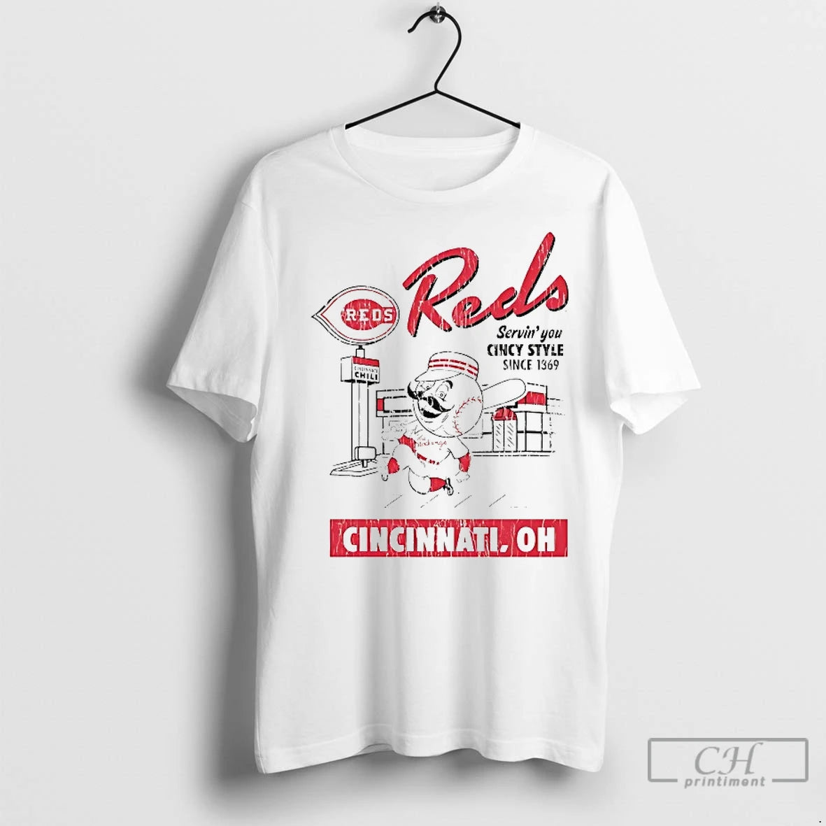 Classic Cincinnati Reds Serving You Cincy Style Since 1369 Shirt Hoodie Sweatshirt | PurePodTees.com
