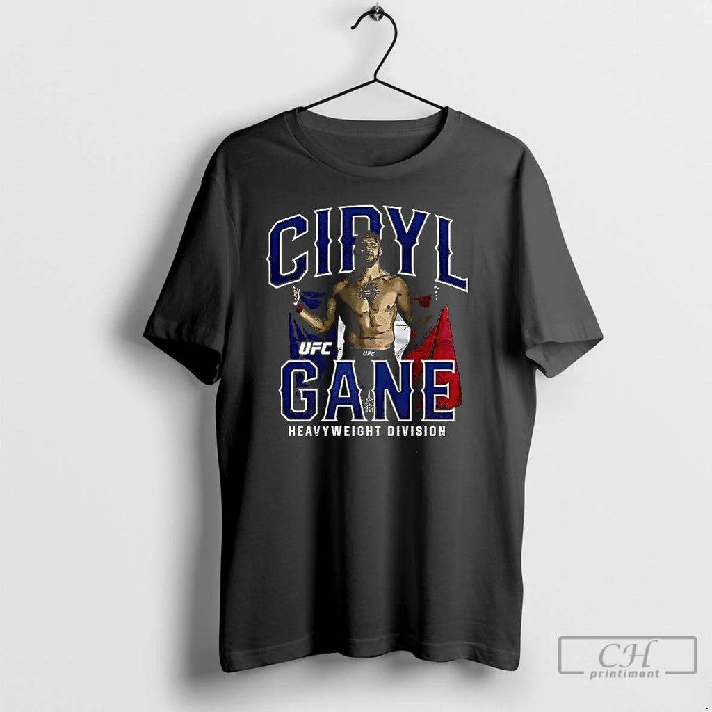 Classic Ciryl Gane Heavyweight Division T Shirts Hoodie Sweatshirt | PurePodTees.com