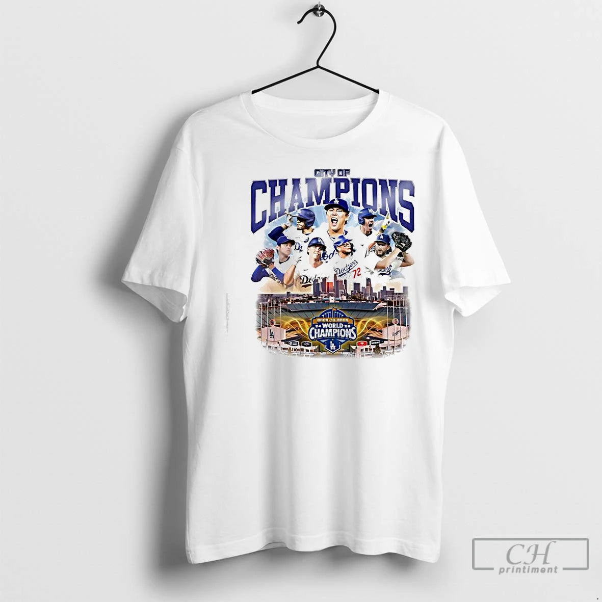 Classic City Of World Champions The Los Angeles Dodgers Shirt Hoodie Sweatshirt | PurePodTees.com