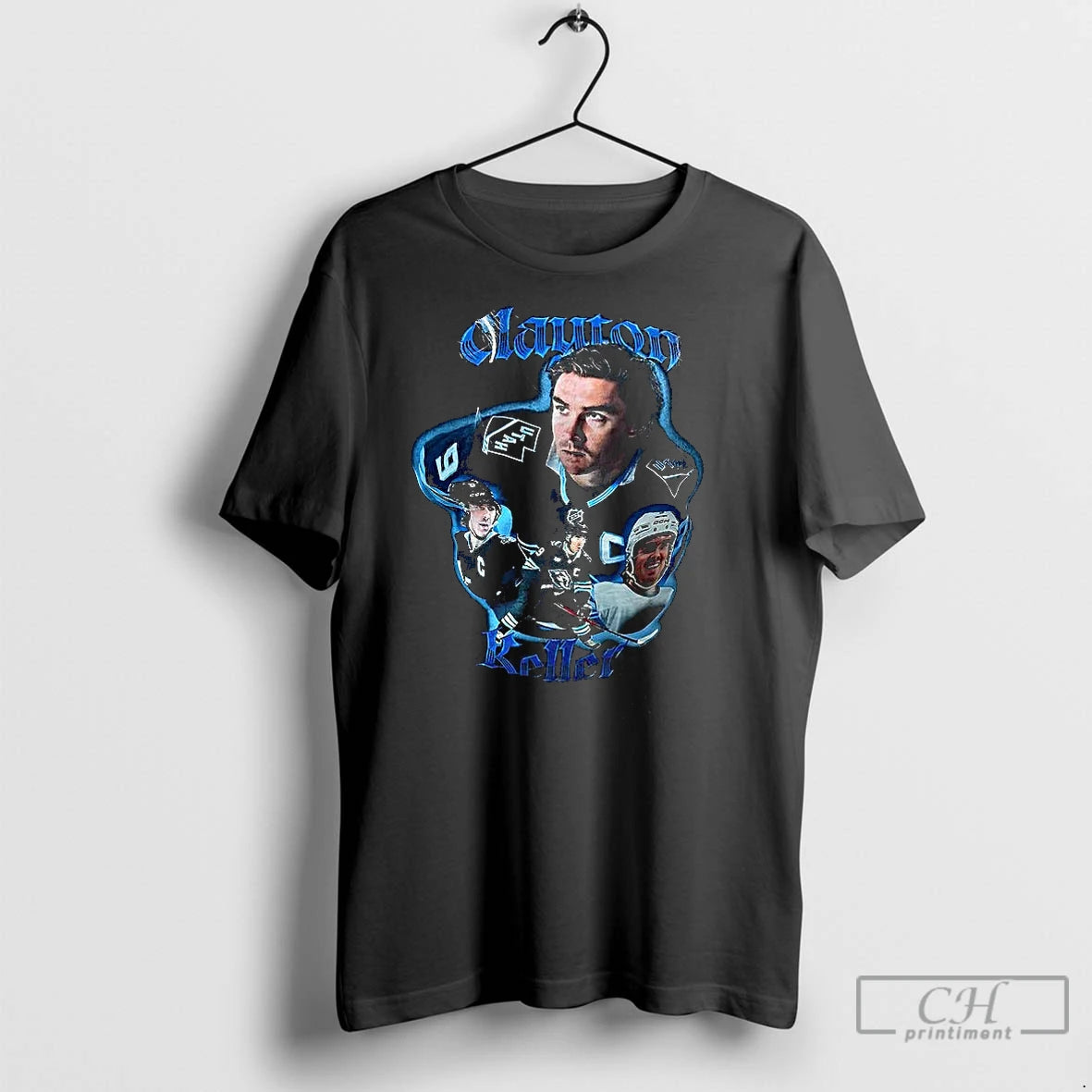 Classic Clayton Keller Utah Mammoth Ice Hockey Player Graphic Shirt Hoodie Sweatshirt | PurePodTees.com