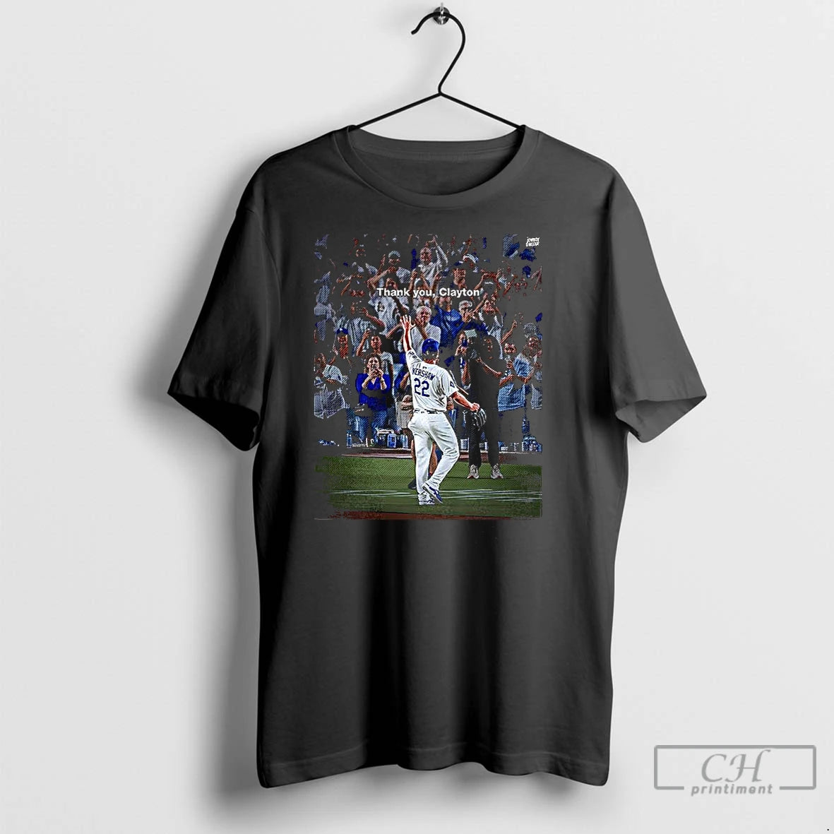 Classic Clayton Kershaw Thank You Shirt Hoodie Sweatshirt | PurePodTees.com