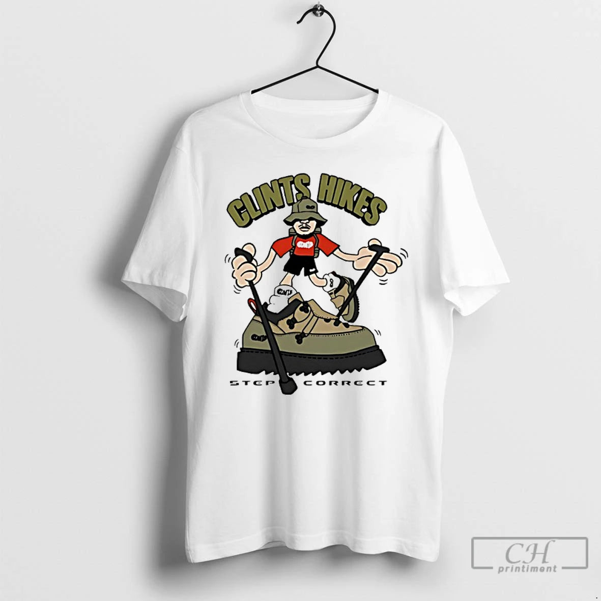 Classic Clints Hikes Step Concert T Shirts Hoodie Sweatshirt | PurePodTees.com