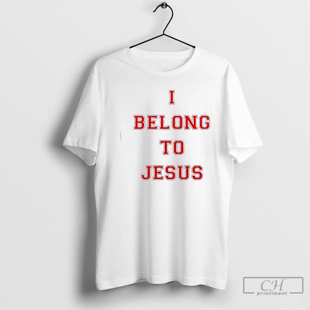 Classic Cody Gakpo Liverpool Wearing I Belong To Jesus 2 Sided T Shirts