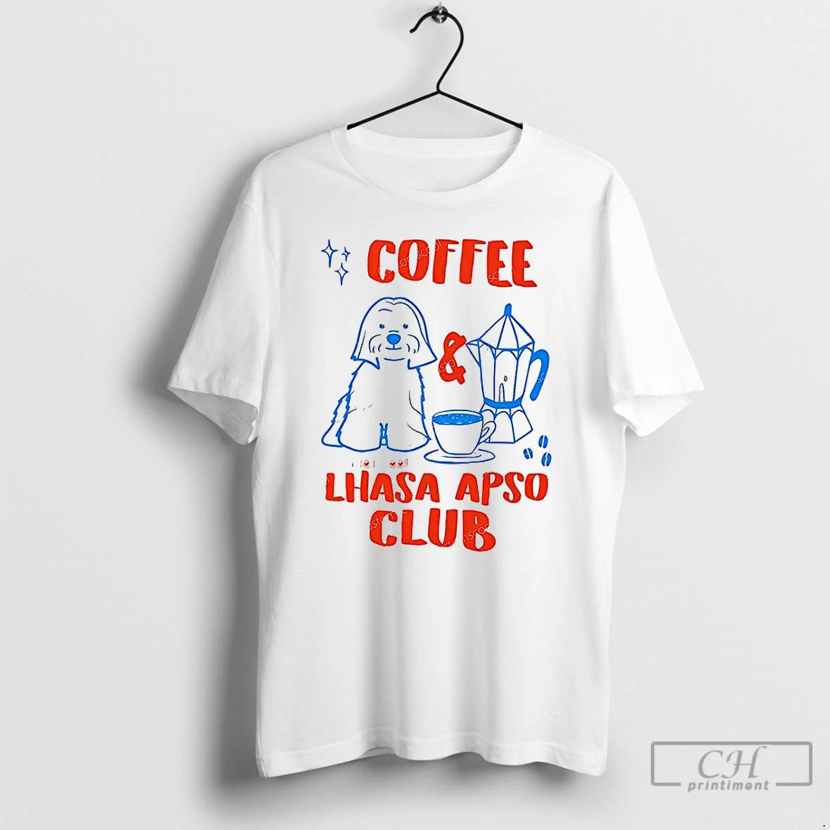 Classic Coffee And Lhasa Apso Club Shirt Hoodie Sweatshirt | PurePodTees.com