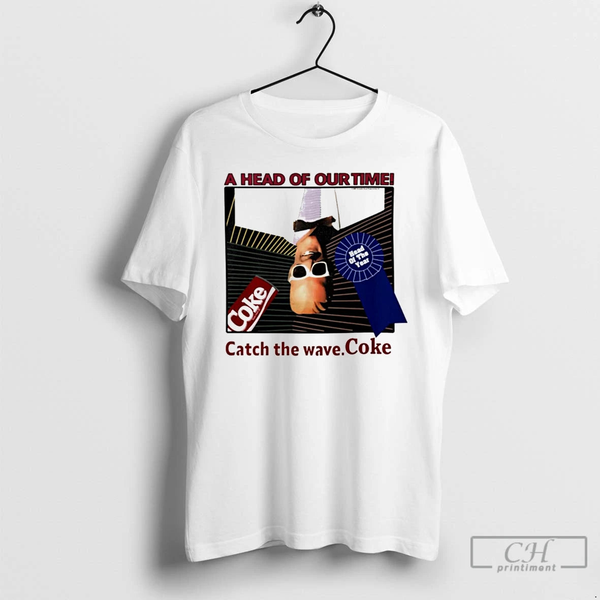 Classic Coke Max Headroom Catch The Wave Coke T Shirts Hoodie Sweatshirt | PurePodTees.com