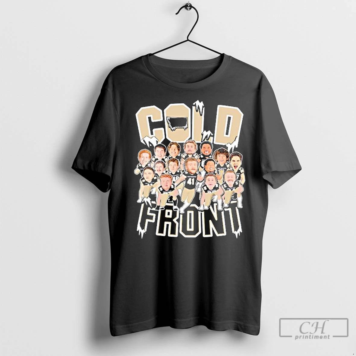Classic Cold Front Team All Players Graphic Shirt Hoodie Sweatshirt | PurePodTees.com