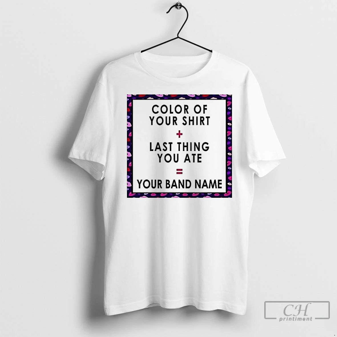Classic Color Of Your Last Thing Ate Your Band Name Shirt Hoodie Sweatshirt | PurePodTees.com