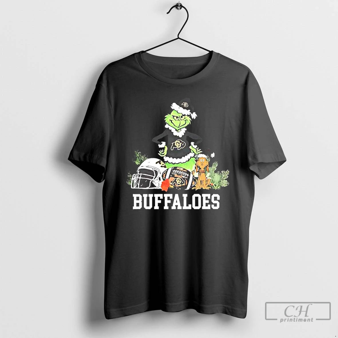 Classic Colorado Buffaloes The Grinch And Max Helmet Christmas 2025 Shirt Hoodie Sweatshirt | PurePodTees.com
