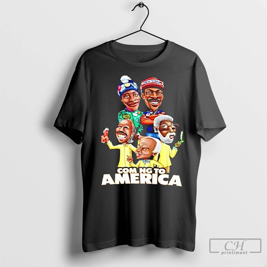 Classic Coming To America 1988 Caricature Vintage Shirt Hoodie Sweatshirt | PurePodTees.com