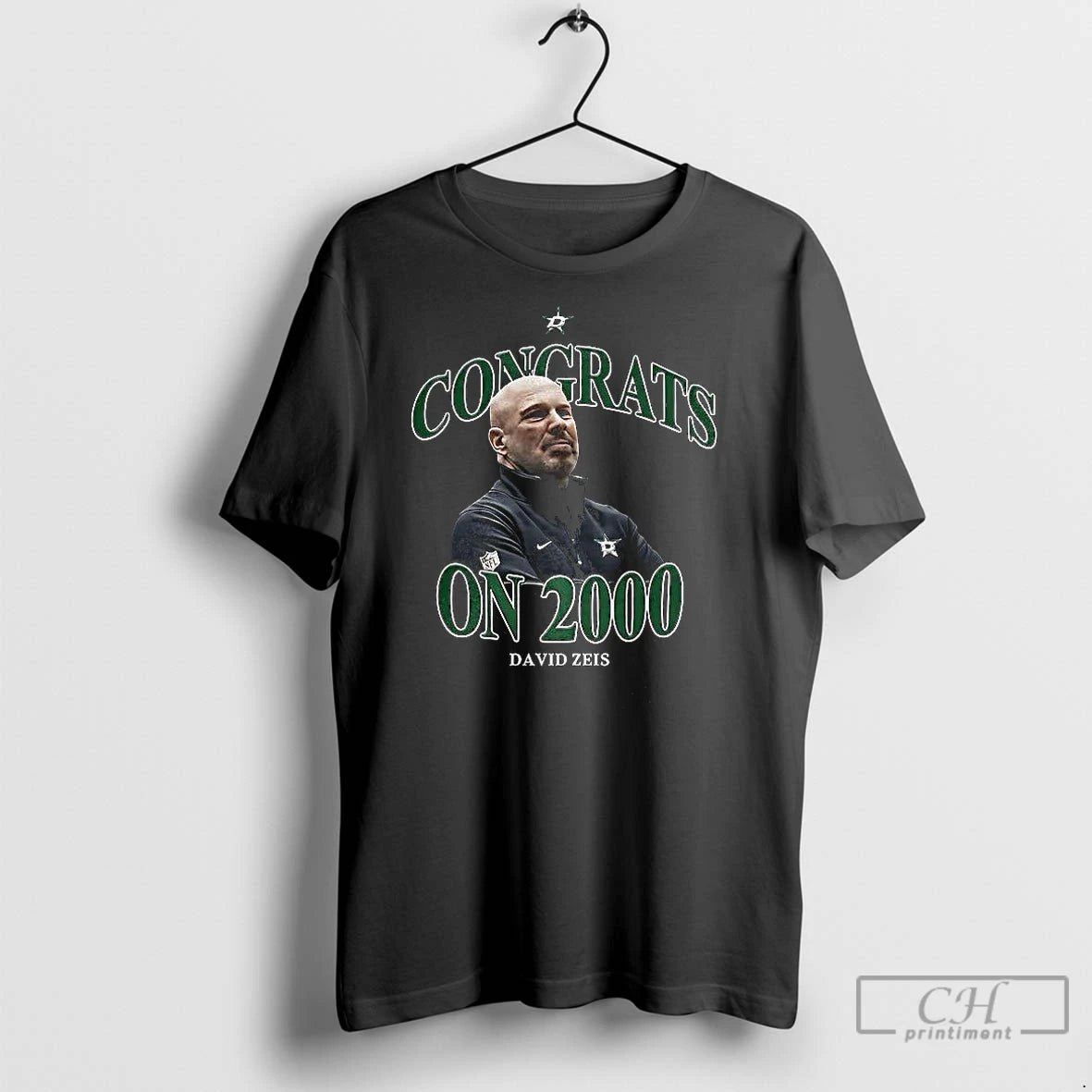 Classic Congrats On 2000 David Zeis Dallas Stars Nhl Shirt Hoodie Sweatshirt | PurePodTees.com