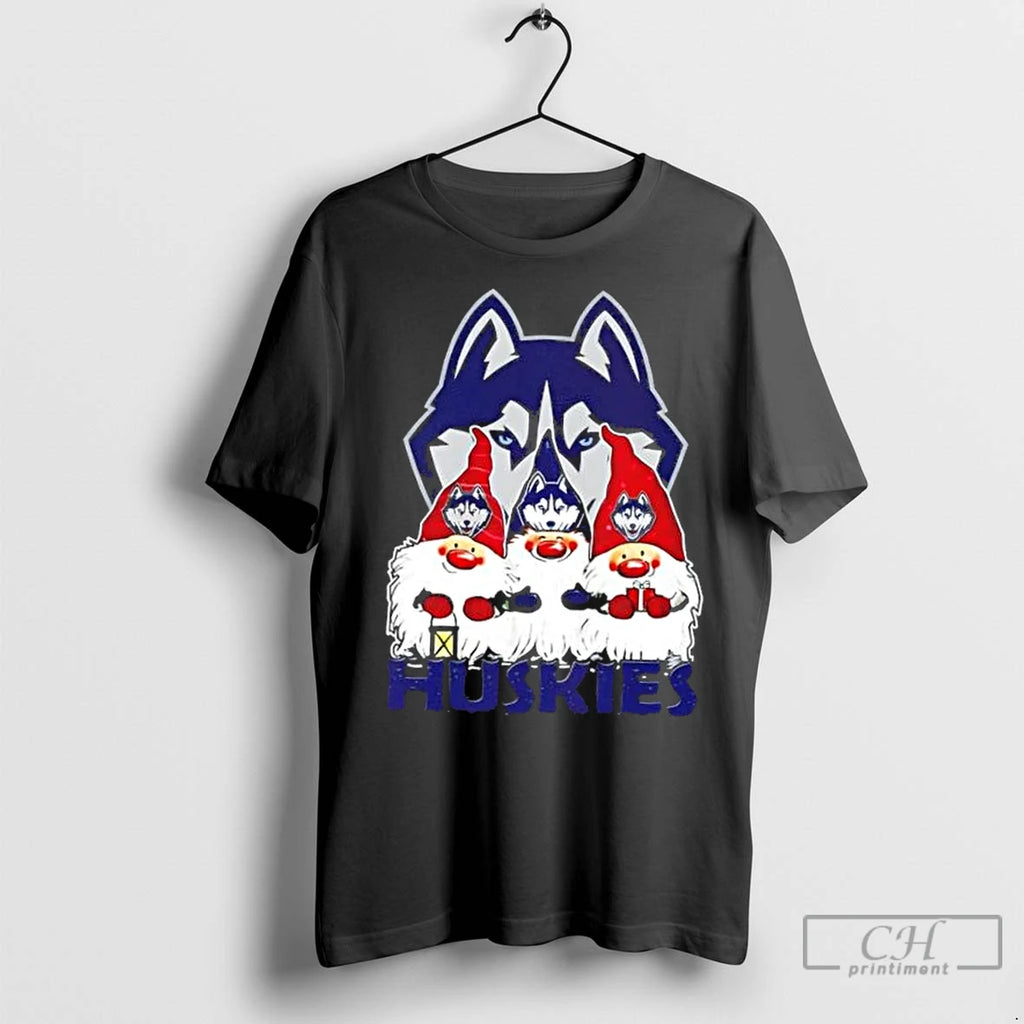 Classic Connecticut Huskies X Gnomes Xmas Christmas Shirt Hoodie Sweatshirt | PurePodTees.com