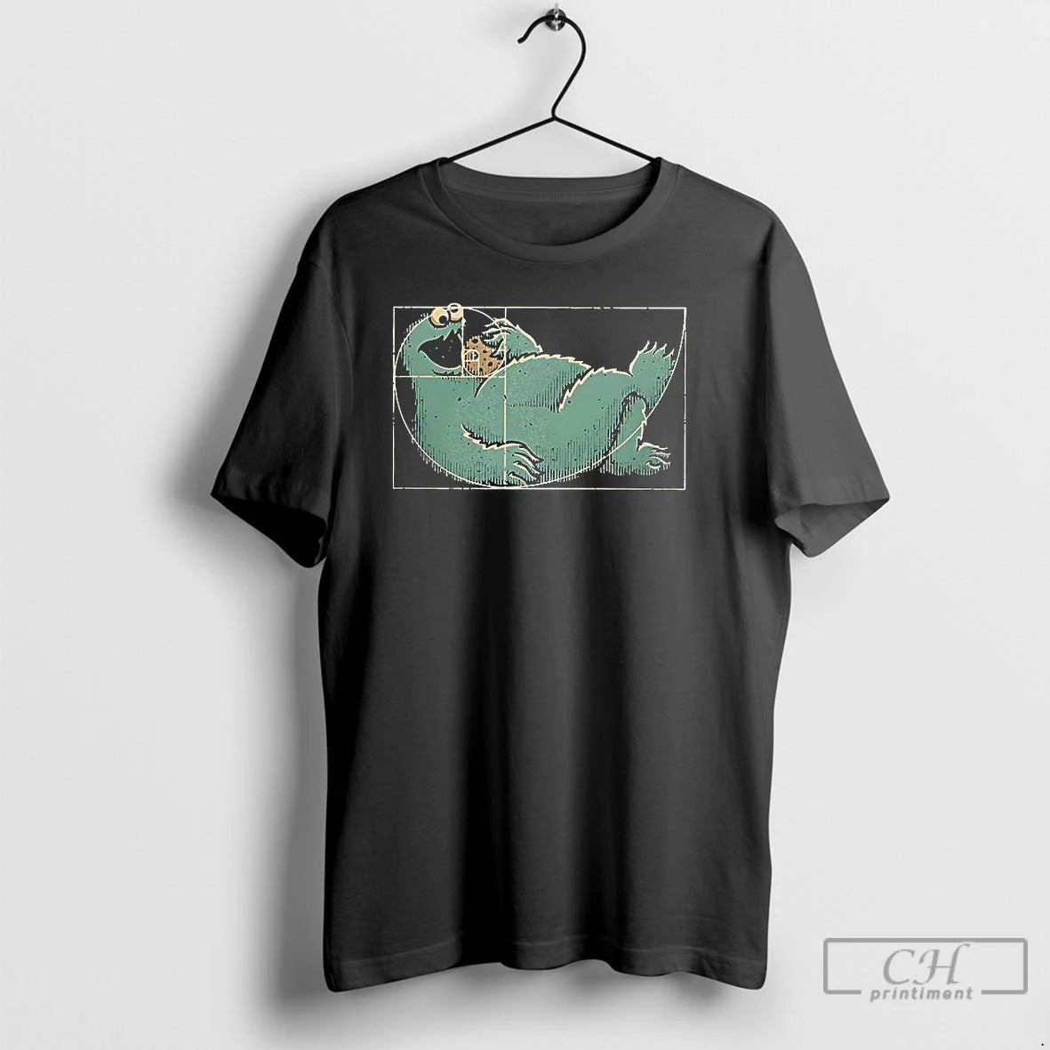 Classic Cookie Monster Fibonacci Ratio T Shirts Hoodie Sweatshirt | PurePodTees.com