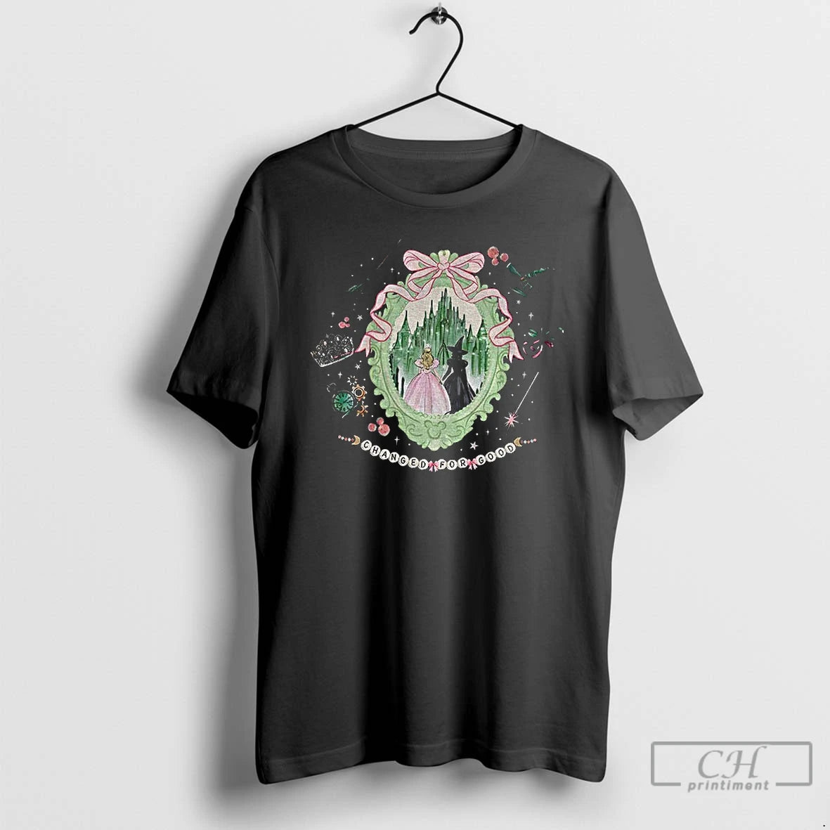 Classic Coquette Bow Wicked Change For Good Halloween Shirt Hoodie Sweatshirt | PurePodTees.com