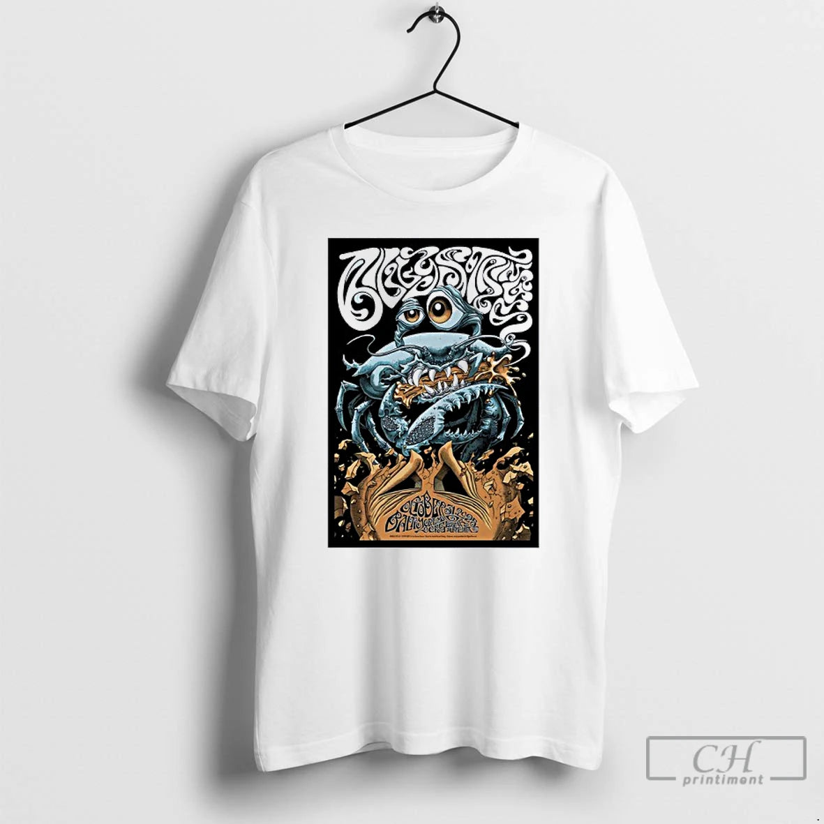 Classic Crab Monster Billy Strings October 31 2025 Cfg Bank Arena T Shirts Hoodie Sweatshirt | PurePodTees.com