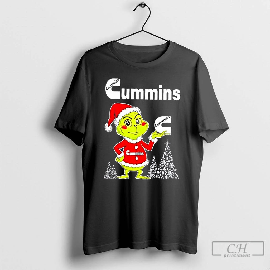 Classic Cummins And Grinchmas Merry Christmas T Shirts Hoodie Sweatshirt | PurePodTees.com