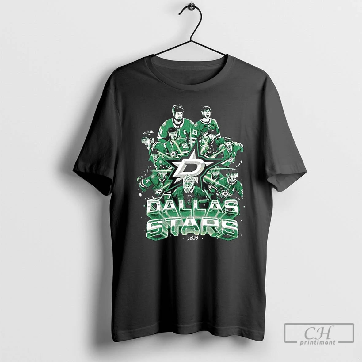 Classic Dallas Stars Hockey 2026 Green Team Long Sleve T Shirts Hoodie Sweatshirt | PurePodTees.com