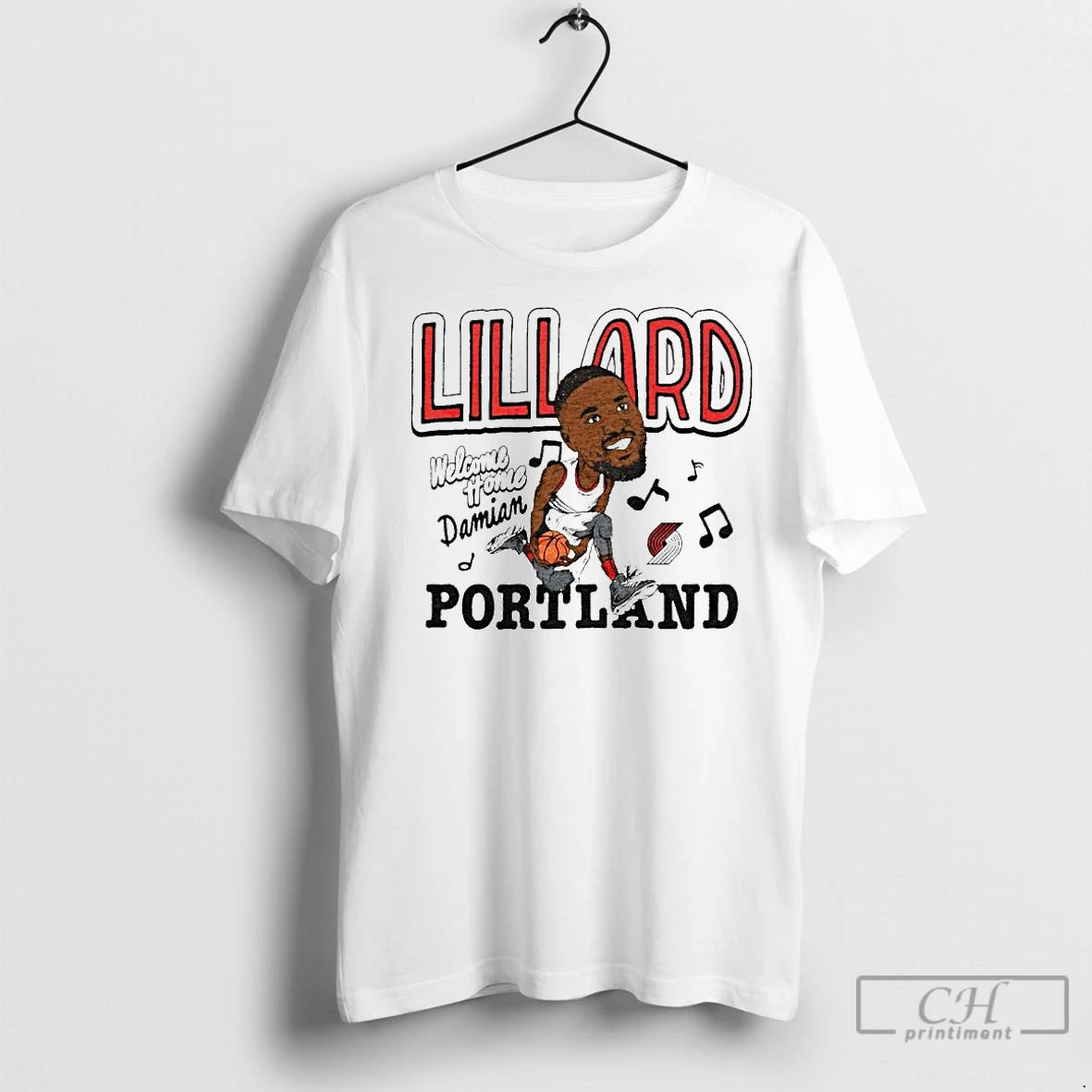 Classic Damian Lillard Nba Portland Trail Blazers Welcome Home Ornaments Shirt Hoodie Sweatshirt | PurePodTees.com