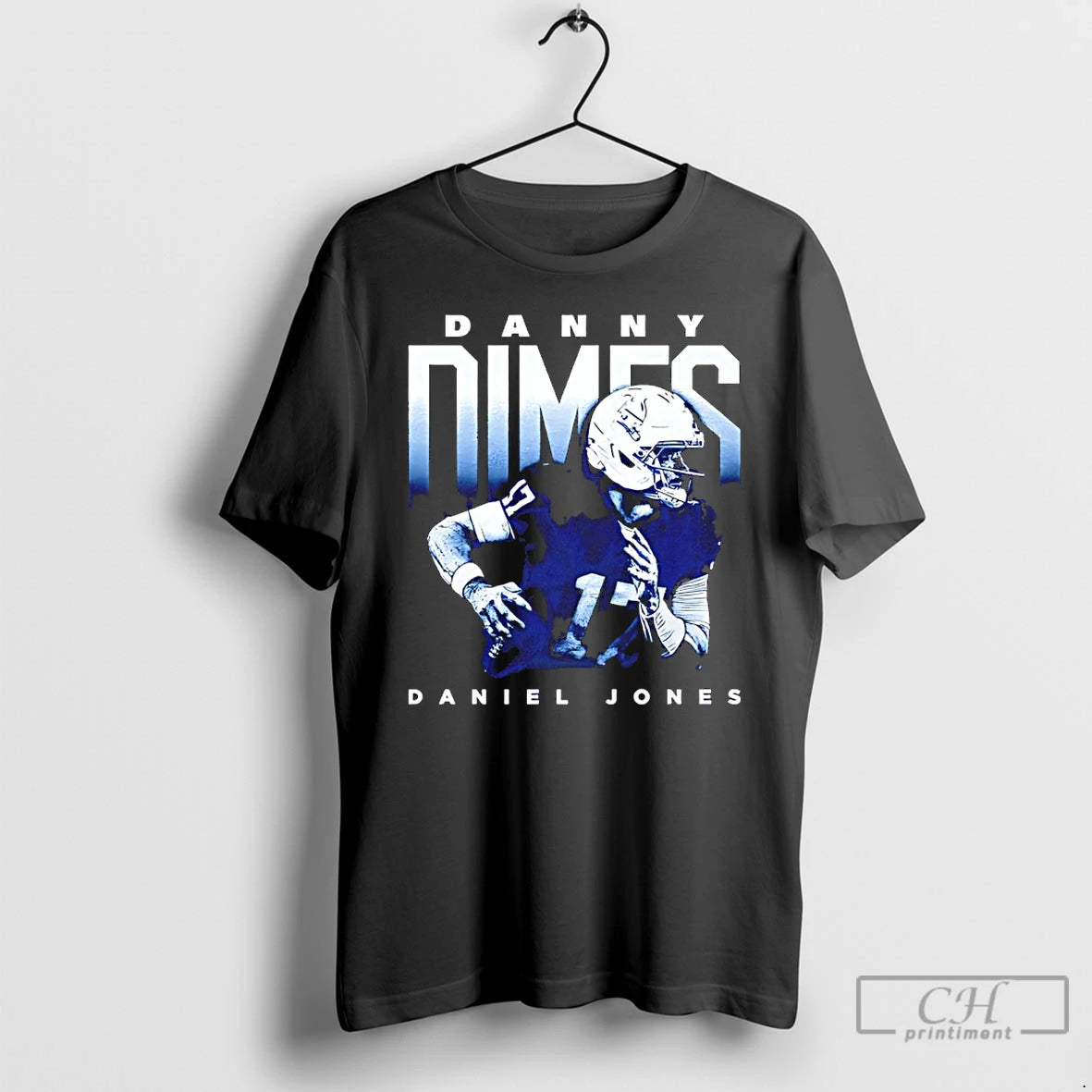 Classic Daniel Jones Indianapolis Colts Danny Dimes Player Graphic T Shirts Hoodie Sweatshirt | PurePodTees.com