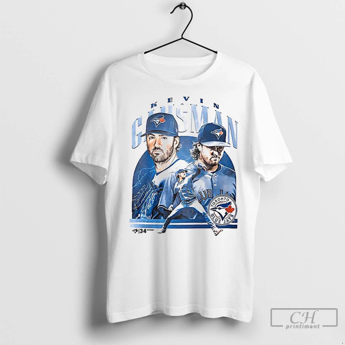 Classic Davis Schneider Wearing Kevin Gausman Toronto Blue Jays Graphic Shirt Hoodie Sweatshirt | PurePodTees.com