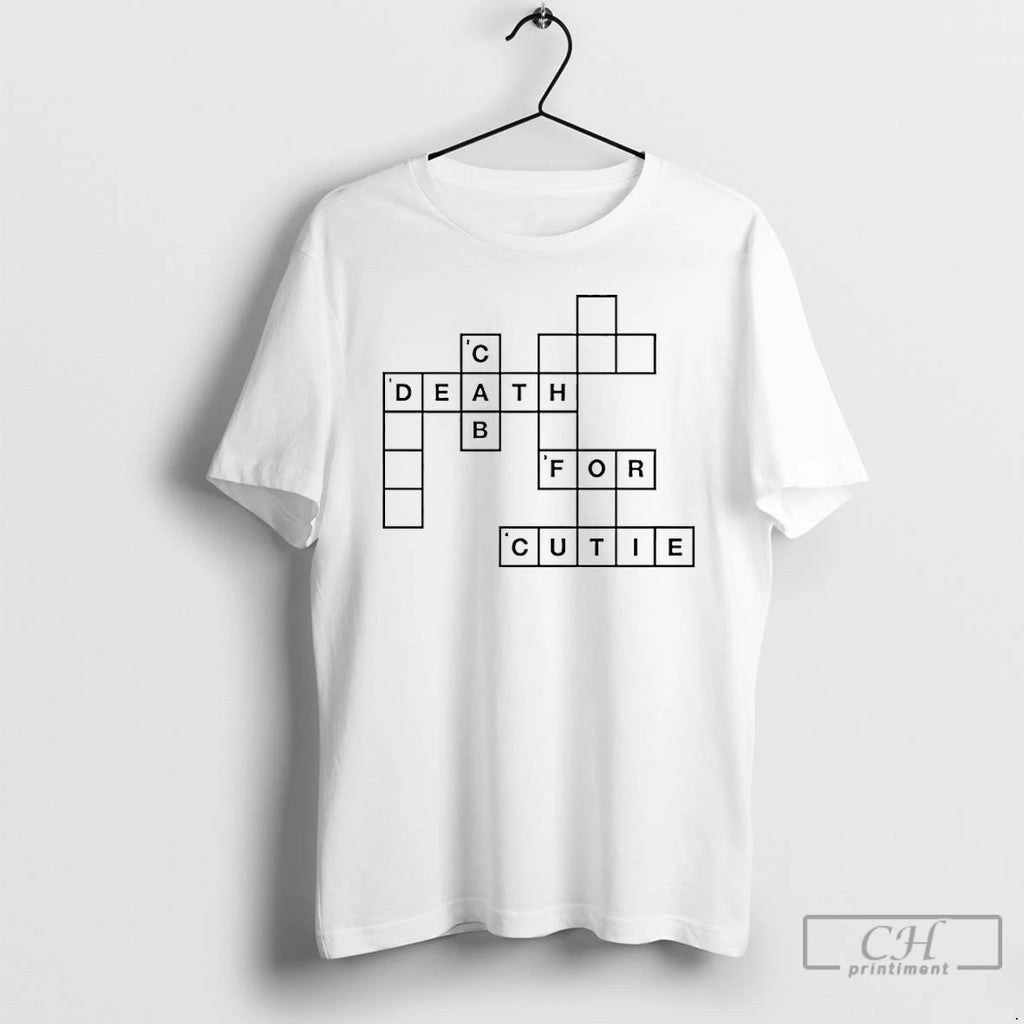 Classic Dcfc Death Cab For Cutie Crossword Shirt Hoodie Sweatshirt | PurePodTees.com