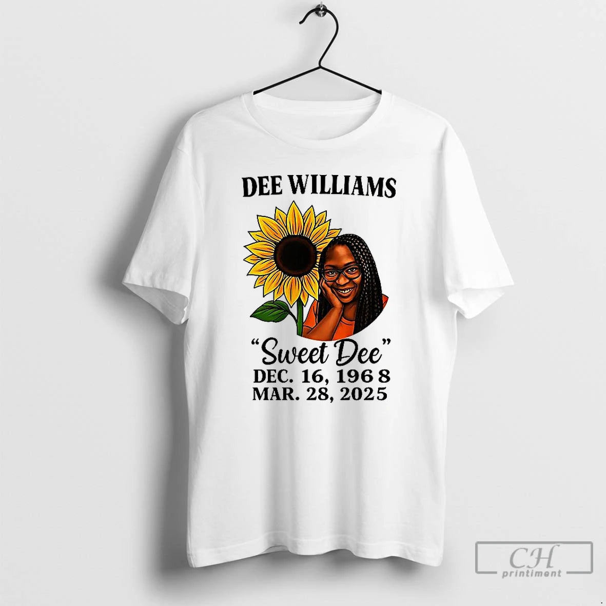 Classic Dee Williams Sweet Dee Sunflower T Shirts Hoodie Sweatshirt | PurePodTees.com
