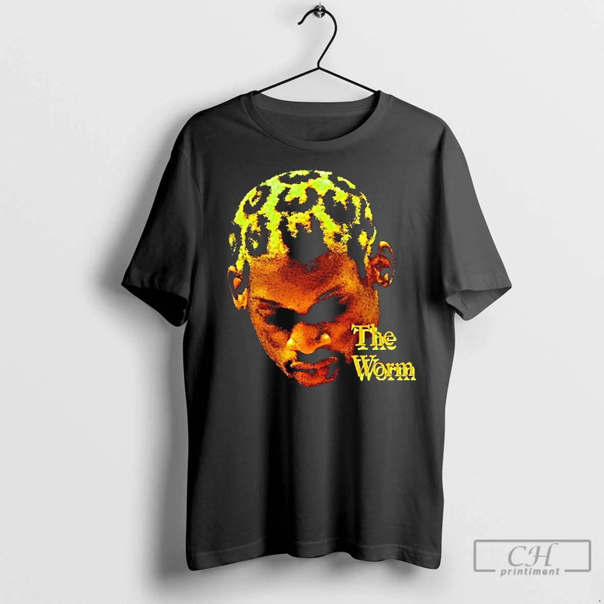 Classic Dennis Rodman Graphic The Worm Vintage Basketball Shirt Hoodie Sweatshirt | PurePodTees.com