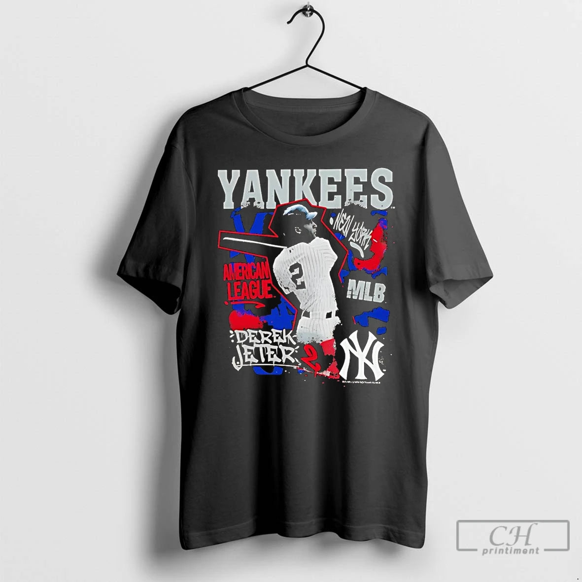 Classic Derek Jeter American League New York Yankees T Shirts Hoodie Sweatshirt | PurePodTees.com