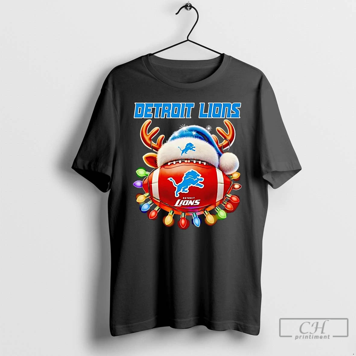 Classic Detroit Lions Football Christmas T Shirts Hoodie Sweatshirt | PurePodTees.com