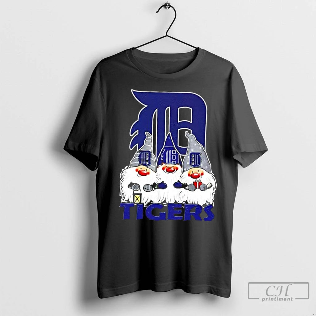 Classic Detroit Tigers X Gnomes Xmas Christmas Shirt Hoodie Sweatshirt | PurePodTees.com