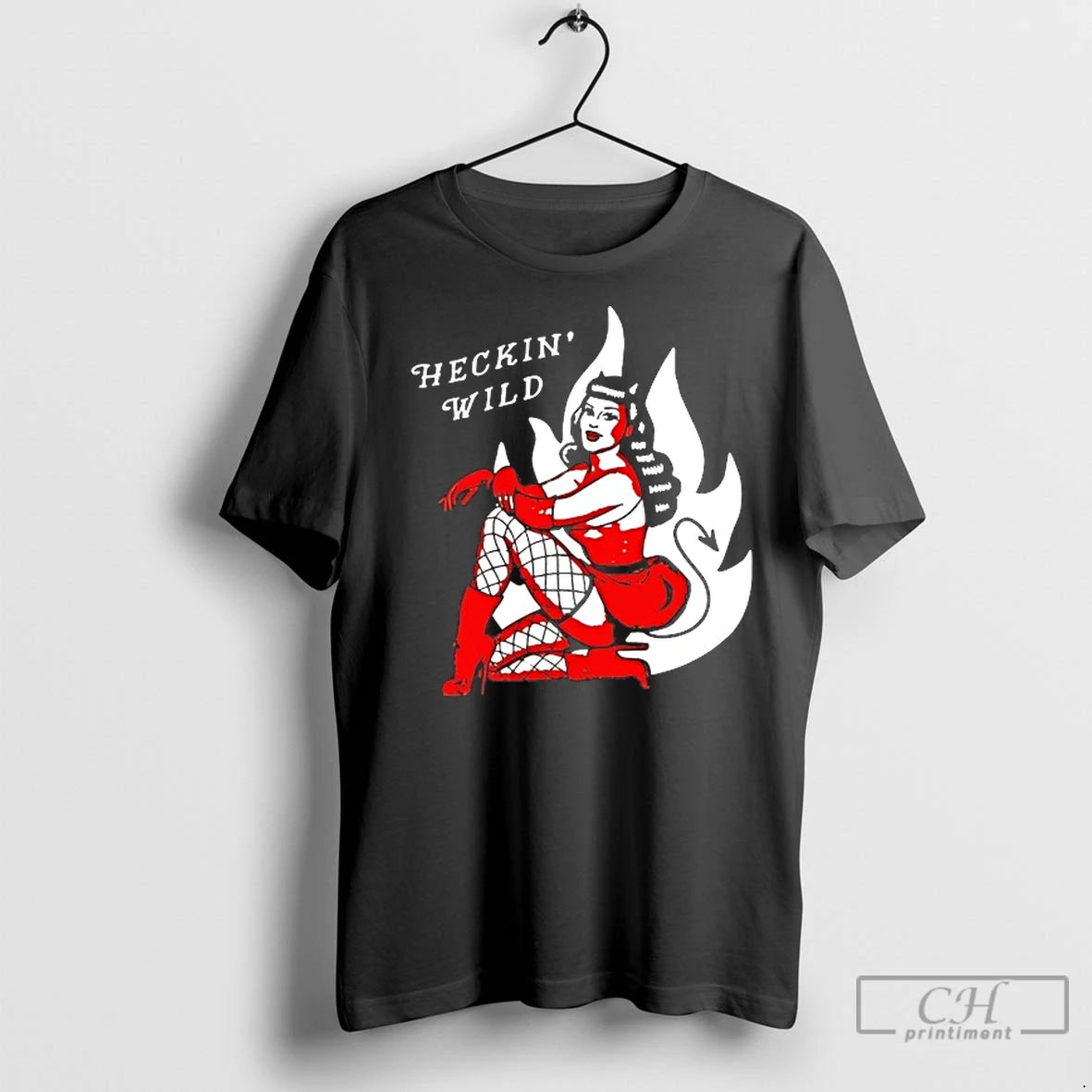 Classic Devil Hecking Wild Vintage Shirt Hoodie Sweatshirt | PurePodTees.com