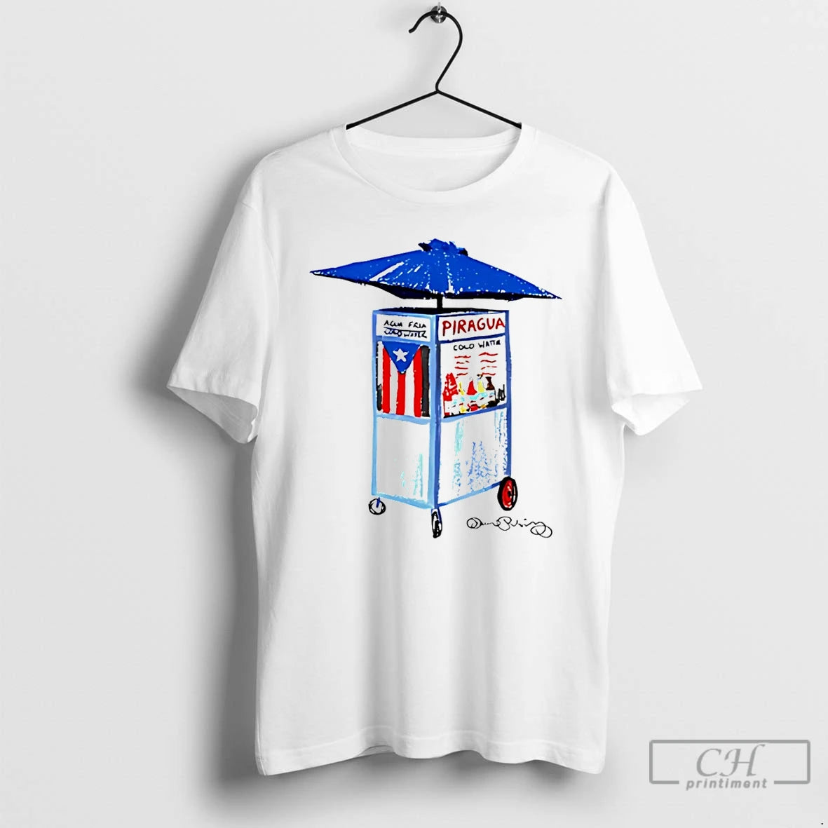 Classic Devon Rodriguez Puerto Rico Piragua Cart T Shirts Hoodie Sweatshirt | PurePodTees.com
