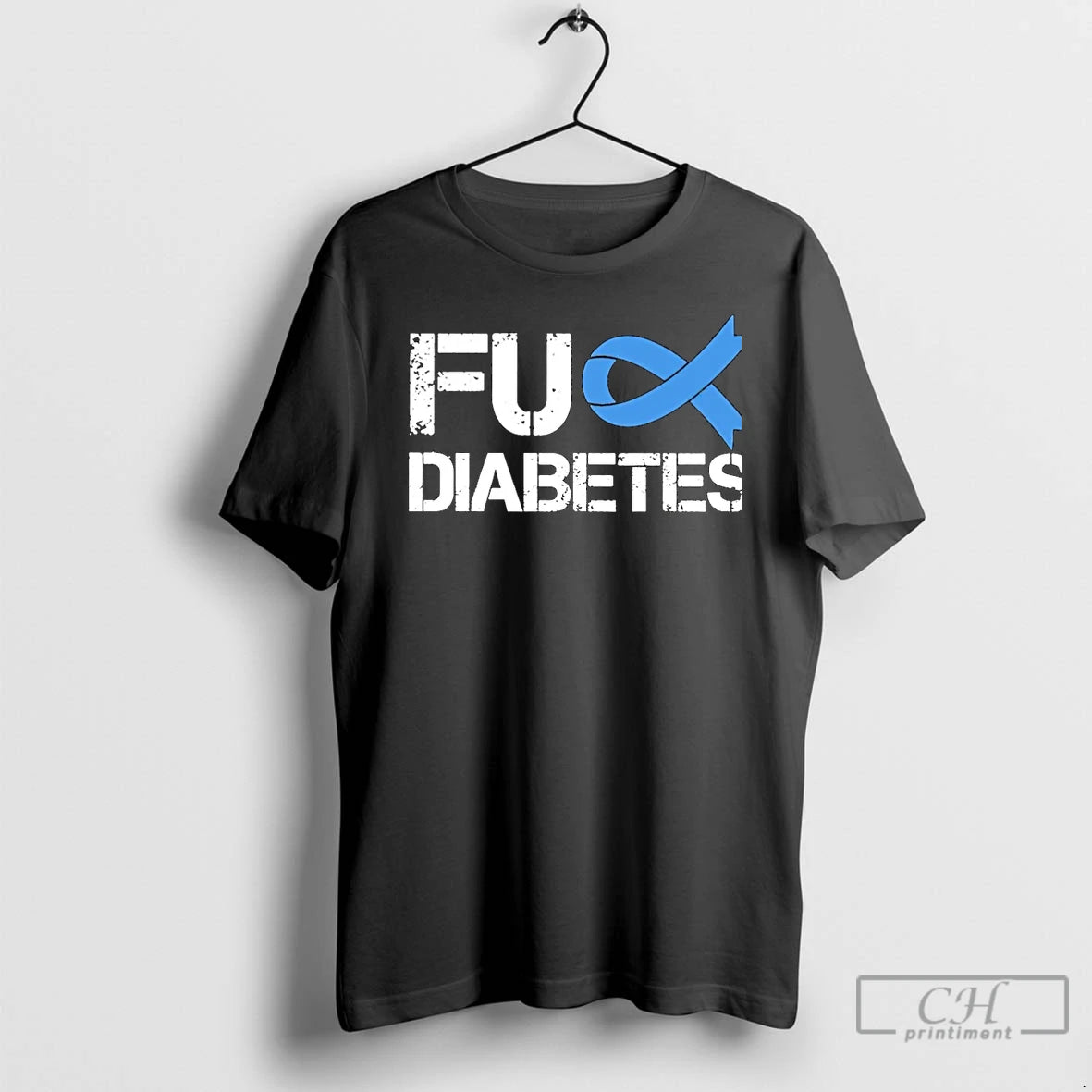 Classic Diabetes Awareness Fuck Diabetes Christmas T Shirts Hoodie Sweatshirt | PurePodTees.com
