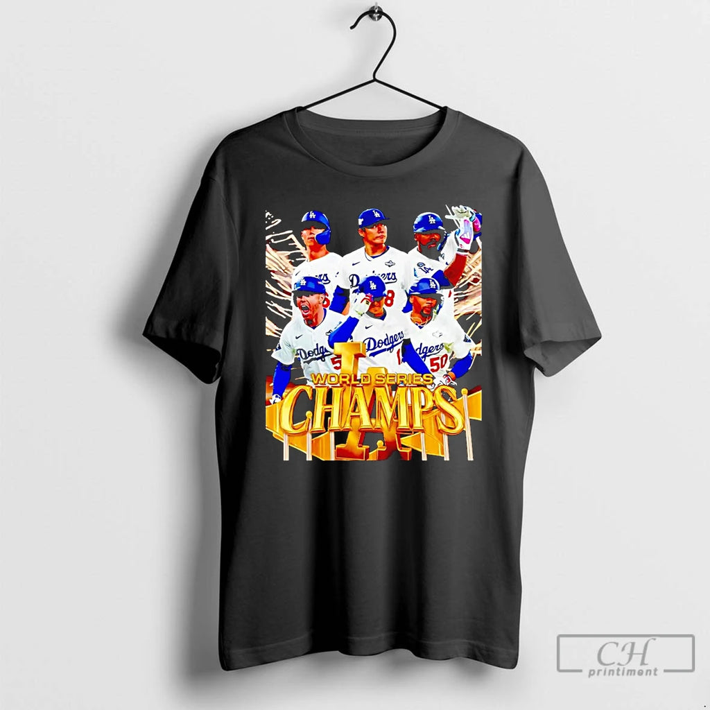 Classic Dodgers 2025 World Series Champions Team Players T Shirts Hoodie Sweatshirt | PurePodTees.com