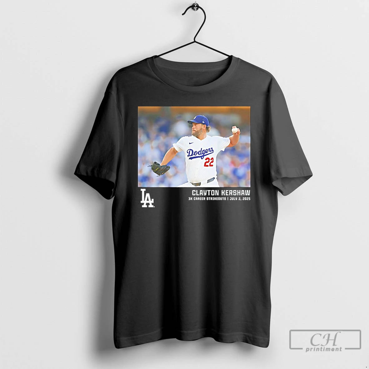 Classic Dodgers Clayton Kershaw 3k Career Strikeouts Micro Moments T Shirts Hoodie Sweatshirt | PurePodTees.com