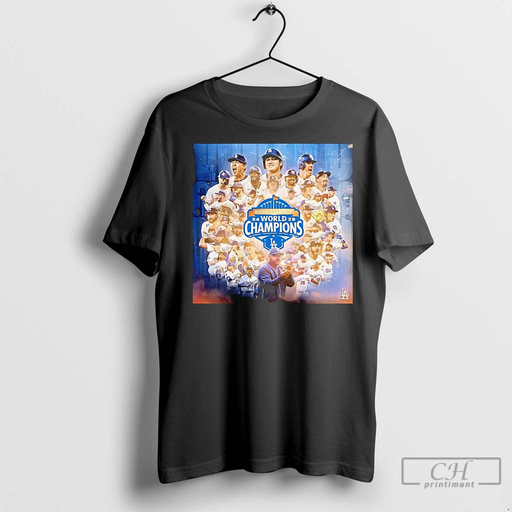Classic Dodgers Dynasty Jobs Finished Back 2 Back World Series Champions Shirt Hoodie Sweatshirt | PurePodTees.com