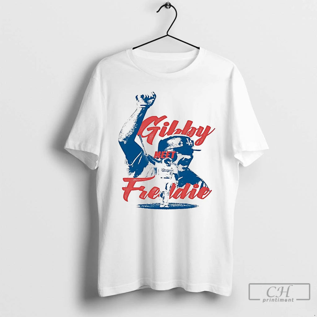 Classic Dodgers Gibby Meet Freddie T Shirts Hoodie Sweatshirt | PurePodTees.com
