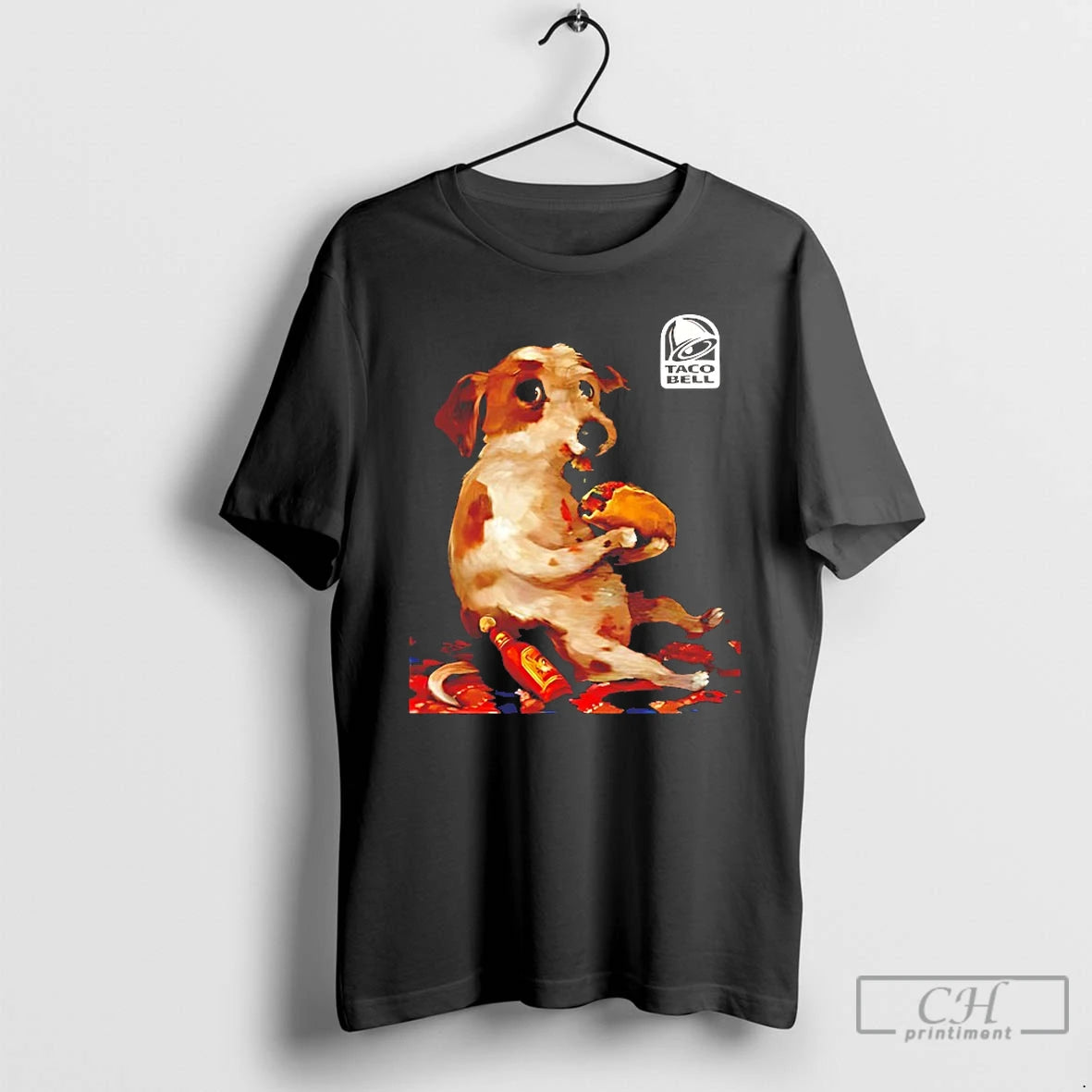Classic Dog Chill With Taco Bell Shirt Hoodie Sweatshirt | PurePodTees.com