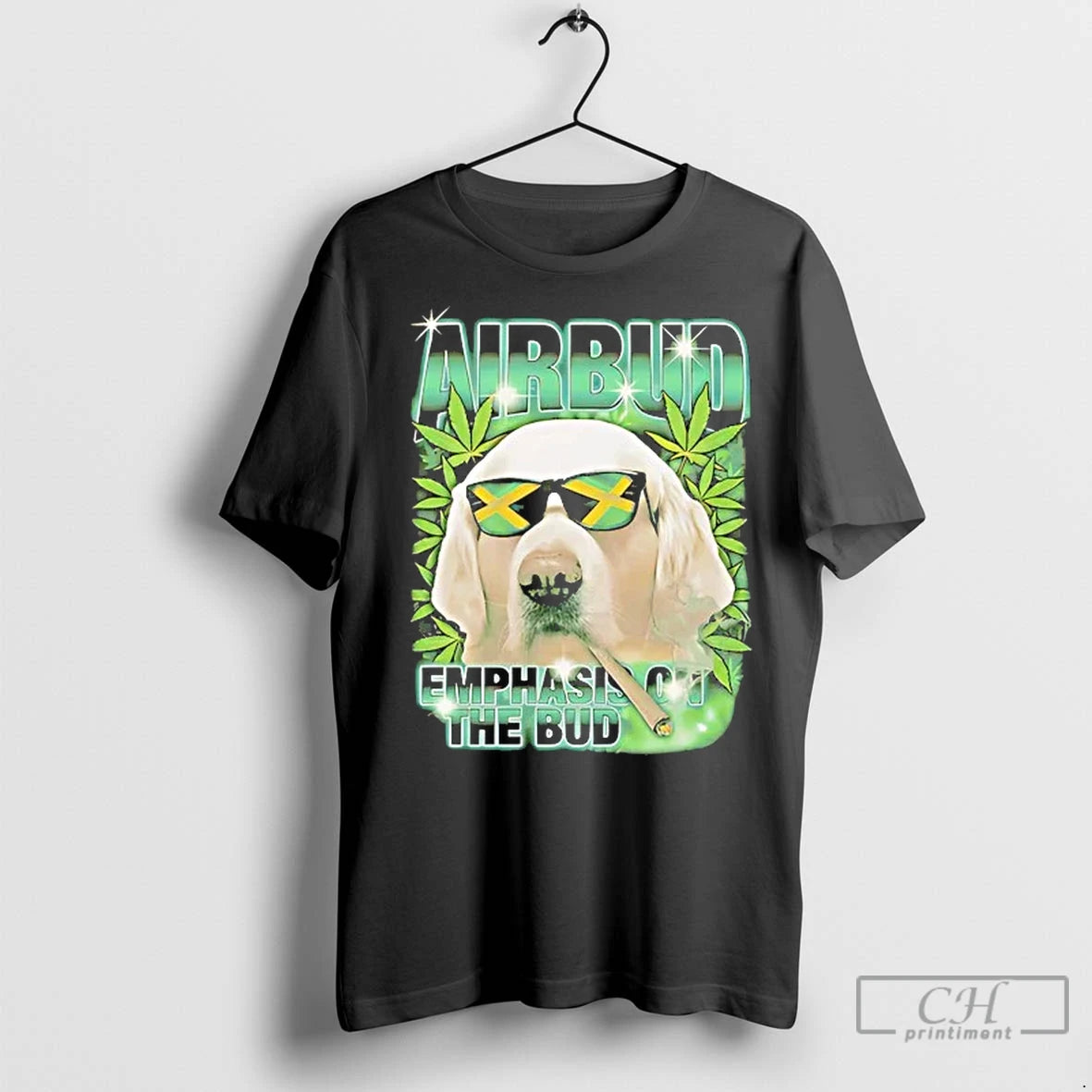 Classic Dog Weed Airbud Emphasis On The Bud Rap Shirt Hoodie Sweatshirt | PurePodTees.com