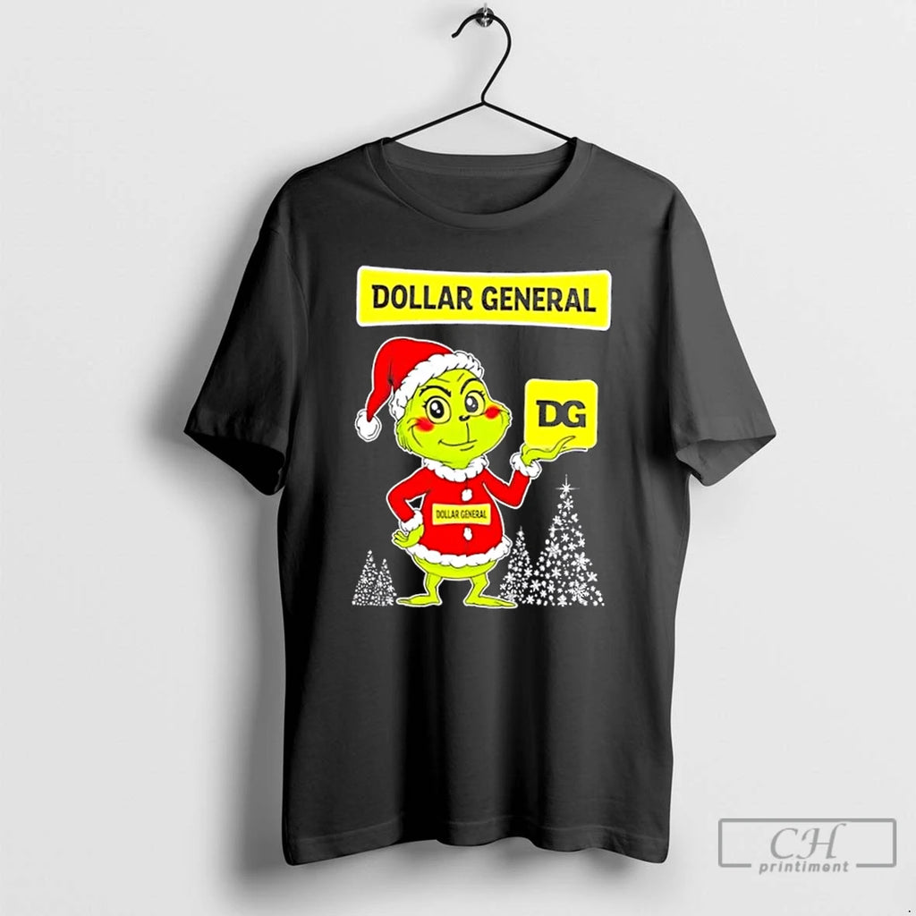 Classic Dollar General And Grinchmas Merry Christmas T Shirts Hoodie Sweatshirt | PurePodTees.com