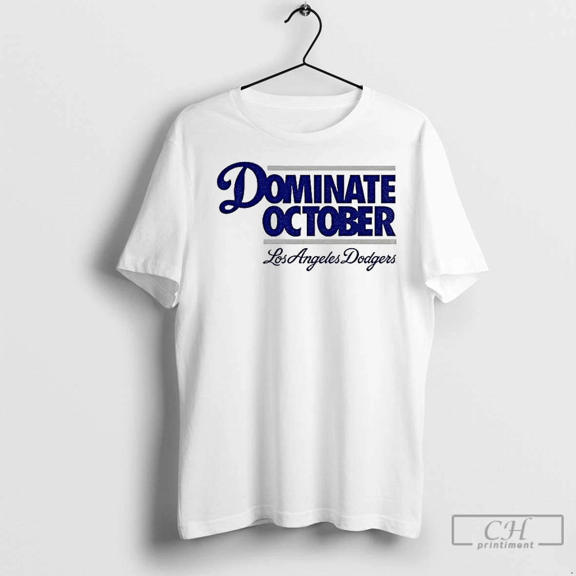 Classic Dominate October Los Angeles Dodgers Back 2 Back Champions Mlb World Series Shirt Hoodie Sweatshirt | PurePodTees.com