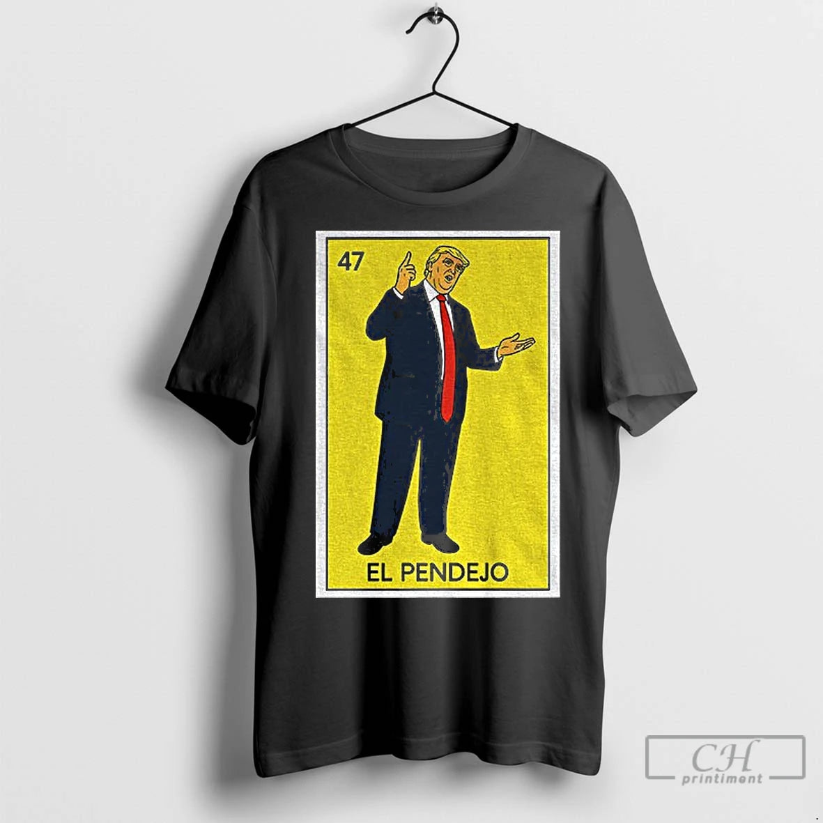 Classic Donald Trump El Pendejo 47 Card Cartoon Shirt Hoodie Sweatshirt | PurePodTees.com