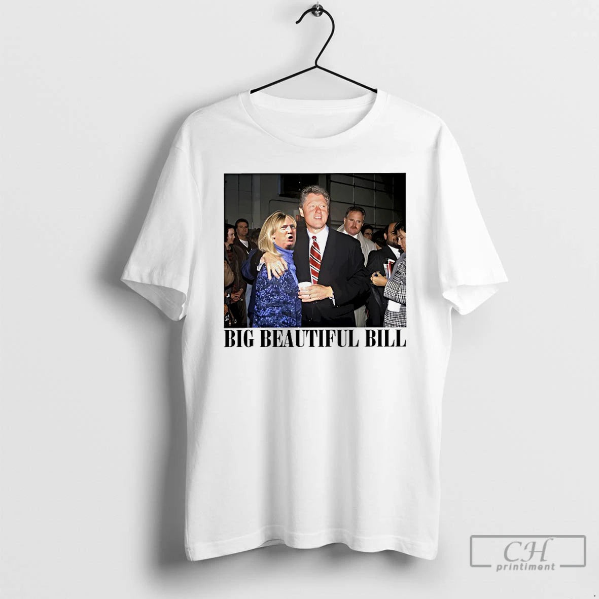 Classic Donica Lewinsky Big Beautiful Bill Clinton Anti Trump Shirt Hoodie Sweatshirt | PurePodTees.com