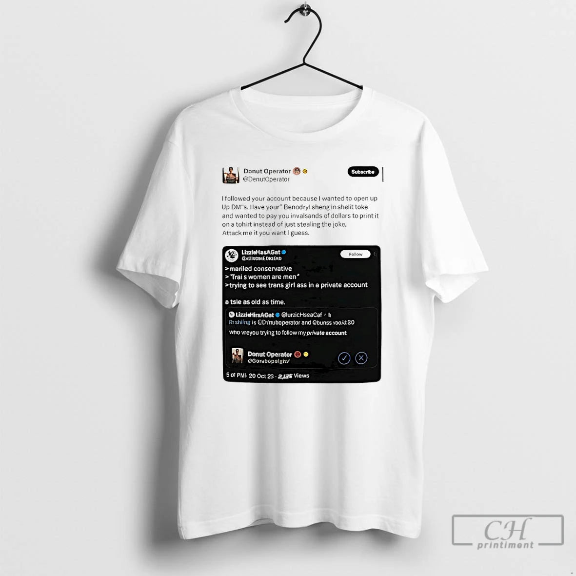 Classic Donut Operator I Followed Your Account Because I Wanted To Open Up Up Dms Shirt Hoodie Sweatshirt | PurePodTees.com