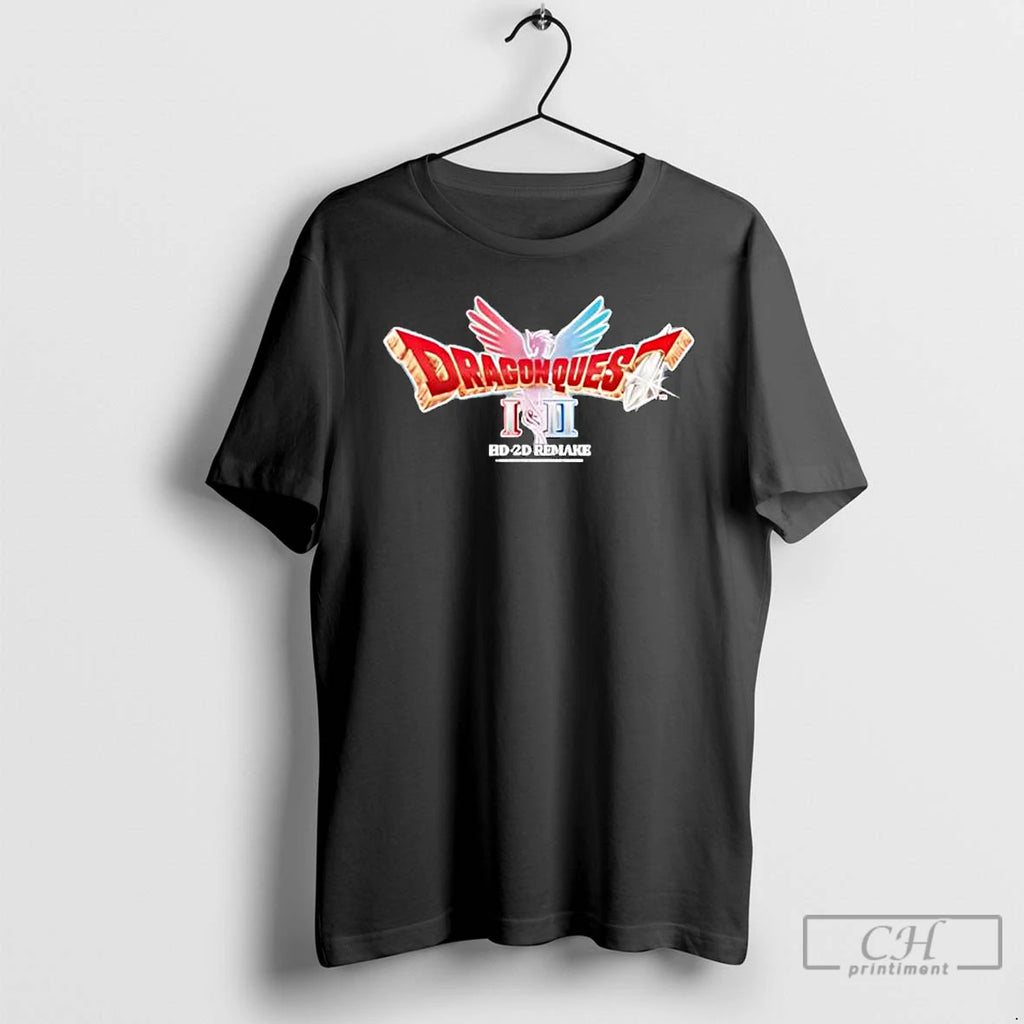 Classic Dragon Quest I Ii Hd 2d Remake Logo T Shirts Hoodie Sweatshirt | PurePodTees.com