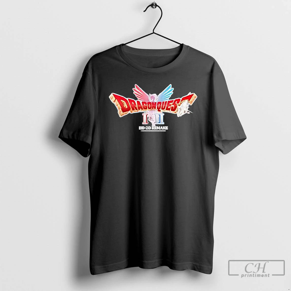 Classic Dragon Quest I Ii Hd 2d Remake Logo T Shirts Hoodie Sweatshirt | PurePodTees.com