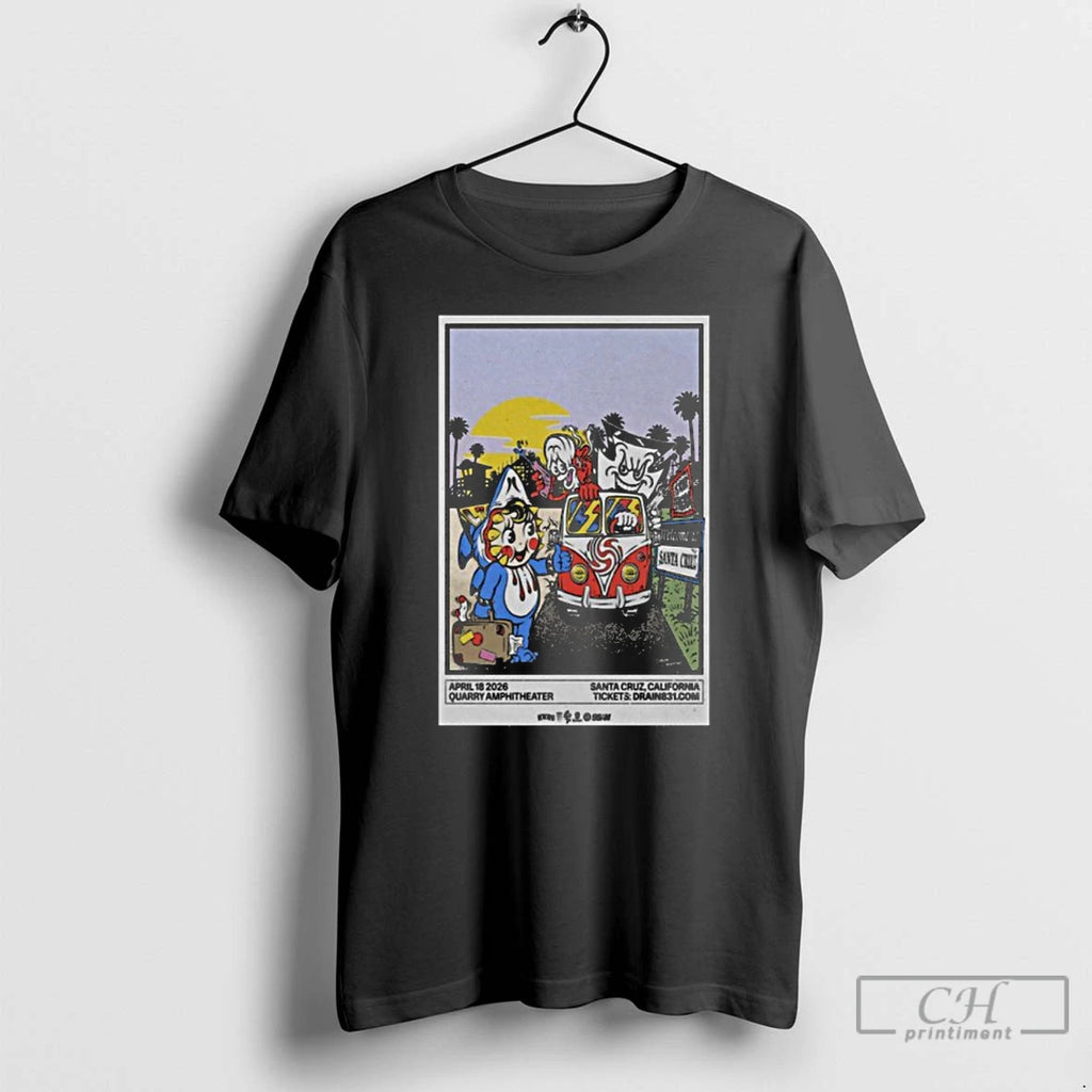 Classic Drain Tour 2026 Quarry Amphitheater T Shirts Hoodie Sweatshirt | PurePodTees.com